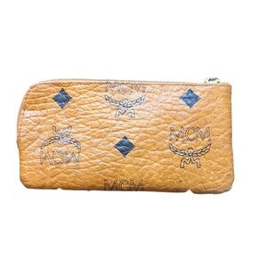 MCM Monogram Visetos Key Pouch Key Ring Coin Case. Made in Germany.